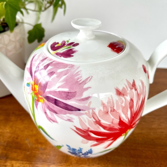 Villeroy and Boch Anmut Flowers Coffee Pot 50.75oz Made in Germany, New no box - Picture 5 of 11